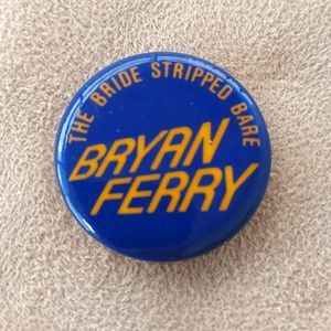1978 Brian Ferry Promo Pin